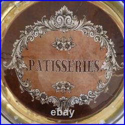 2 assiettes pâtisseries miniatures décoratives art nouveau vintage 1900 France
