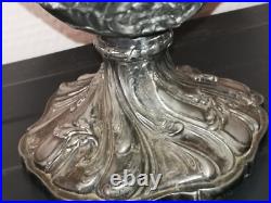 AIGUIERE En Verre VICTOR SAGLIER ART Nouveau Style Rocaille. 1900