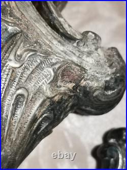 AIGUIERE En Verre VICTOR SAGLIER ART Nouveau Style Rocaille. 1900