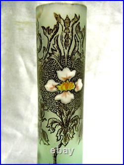 Ancien Vase Emaille Art Nouveau Legras Lamartine Montjoye