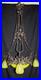 Ancien-lustre-Art-Nouveau-fer-forge-decor-marron-et-pate-de-verre-jaune-01-tgyu