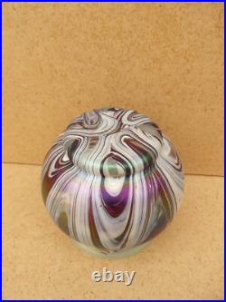 Ancien vase en verre irisé Loetz Kralik ou pallme konig art nouveau 1900