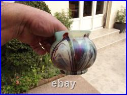 Ancien vase en verre irisé Loetz Kralik ou pallme konig art nouveau 1900