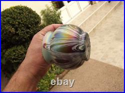 Ancien vase en verre irisé Loetz Kralik ou pallme konig art nouveau 1900