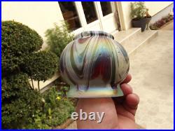 Ancien vase en verre irisé Loetz Kralik ou pallme konig art nouveau 1900