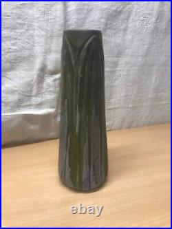 Ancien vase tronconique art nouveau fait main