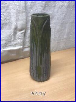 Ancien vase tronconique art nouveau fait main