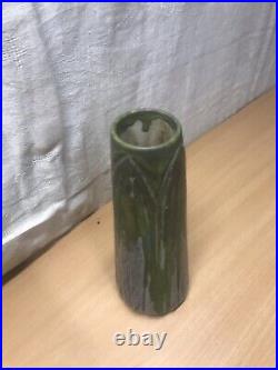 Ancien vase tronconique art nouveau fait main