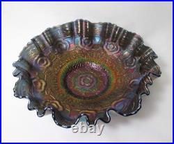 Ancienne Grande Coupe En Verre Fenton Pour Le Carnaval Art Nouveau Vers 1900 Ancienne Grande Coupe En Verre Fenton Pour Le Carnaval Art Nouveau Vers 1900