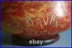 Antique Art Nouveau Daum Nancy Pate De Verre Vase