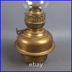 Antique Lampe À Pétrole Laiton Et Verre Matador Brenner Art Nouveau Ans'30 Antique Lampe À Pétrole Laiton Et Verre Matador Brenner Art Nouveau Ans'30