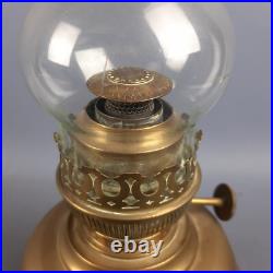 Antique Lampe À Pétrole Laiton Et Verre Matador Brenner Art Nouveau Ans'30 Antique Lampe À Pétrole Laiton Et Verre Matador Brenner Art Nouveau Ans'30