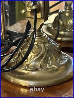 Art Nouveau Art Deco Lampe Bronze Muller Frères 40 Cm