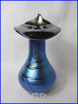 Art Nouveau Vase en Verre Pallme König Um 1900