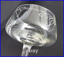 Art Nouveau Verre Darmstadt Um 1910 AL292