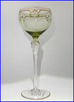 Art Nouveau Verres Verre à Vin Theresienthal Env. 1900