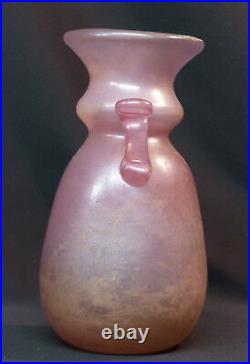 B 19ème art nouveau superbe pot 24cm1.3kg pate de verre murano gallé legras
