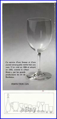 Baccarat Verre A Vin Roemer Cristal Gravé Monogramme Fc Doublé De Couleur Coloré