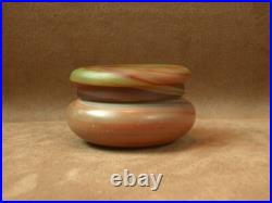 Belle Boite En Pate De Verre Marbré Lithyalin Glass Sevres Art Nouveau