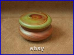 Belle Boite En Pate De Verre Marbré Lithyalin Glass Sevres Art Nouveau