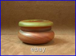 Belle Boite En Pate De Verre Marbré Lithyalin Glass Sevres Art Nouveau