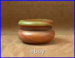 Belle Boite En Pate De Verre Marbré Lithyalin Glass Sevres Art Nouveau