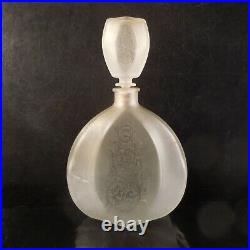 Carafe verre cristal vintage art déco nouveau design XXe France N3659