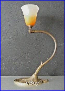Charles SCHNEIDER Lampe art nouveau art deco pate de verre-daum, gallé, ranc