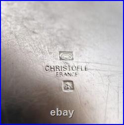 Christofle, 8 dessous de verre + 1 dessous de carafe, Art Nouveau, métal argenté
