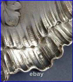 Daum Nancy Vase Art Nouveau en verre et argent massif