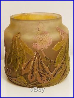 Grand Vase Pate De Verre Pâte De Verre Galle Art Deco Art Nouveau