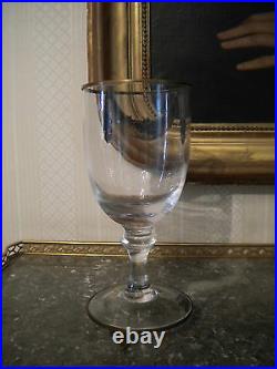 Grand verre monture en laiton, Art Nouveau