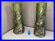 Grands-Vases-En-Verre-Vert-a-Cotes-Torses-Motifs-De-Fleurs-En-Etain-Art-Nouveau-01-uir