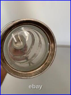 Gustave Serrurier Bovy pichet en métal argenté et verre pitcher art nouveau