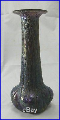 Joli vase en verre irisé, Loëtz, Kralik, Art Nouveau, Jugendstil