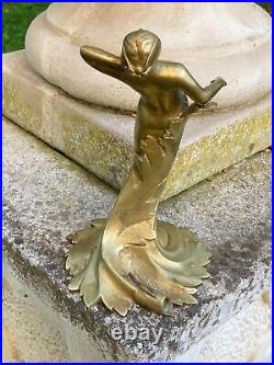 Jugendstil & Art Nouveau & Statuette & Bronze & Vers 1900 & Femme