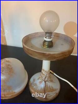 Lampe Champignon Art Nouveau