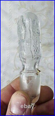 Legras Butterfly Decanter Ancienne Carafe Bouteille Papillon Art Nouveau 19eme