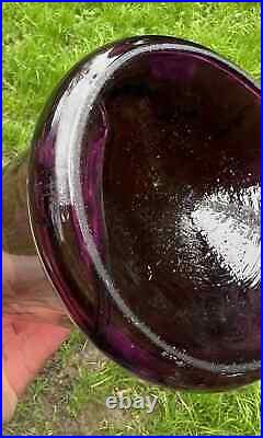 Legras Enamelled Glass Vase Emaille Fleurs Pavots Art Nouveau Jugendstil 19eme