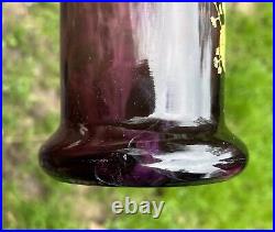 Legras Enamelled Glass Vase Emaille Fleurs Pavots Art Nouveau Jugendstil 19eme