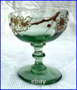 Legras Enamelled Saké Glass Verre Service A Liqueur Emaille Fleurs Art Nouveau B Legras Enamelled Saké Glass Verre Service A Liqueur Emaille Fleurs Art Nouveau B