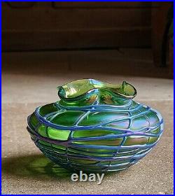 Loetz Pallme Koning Art Nouveau Vase Verre Irisé