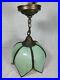 Magnifique-lustre-lampe-suspension-tulipe-en-verre-scorie-vert-style-Art-nouveau-01-vd