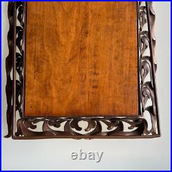 Miroir à poser Art Nouveau Cadre bronze Verre biseauté Haut. 35 Cm