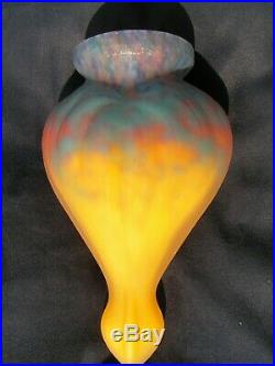 Muller freres luneville rarissime tulipe ogive pate de verre gallé daum lalique