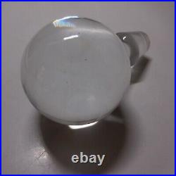 N9328 carafe flacon verre cristal vintage art nouveau déco fait main France