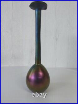 Pallme König Kralik Loetz Iridescent Glass Vase Irise Art Nouveau Jugendstil