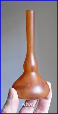 Petit Vase soliflore berluze verre marmoréen signé Daum Nancy Art Nouveau / Déco