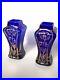 Petits-Vases-A-Fleurs-Anciens-En-Verre-Bleu-Et-Or-Art-Nouveau-Vers-1900-paire-01-omtf