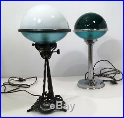 Rare Ancienne Lampe Art Nouveau ILRIN Jlrin Art Deco Table Lamp 1915 1930's